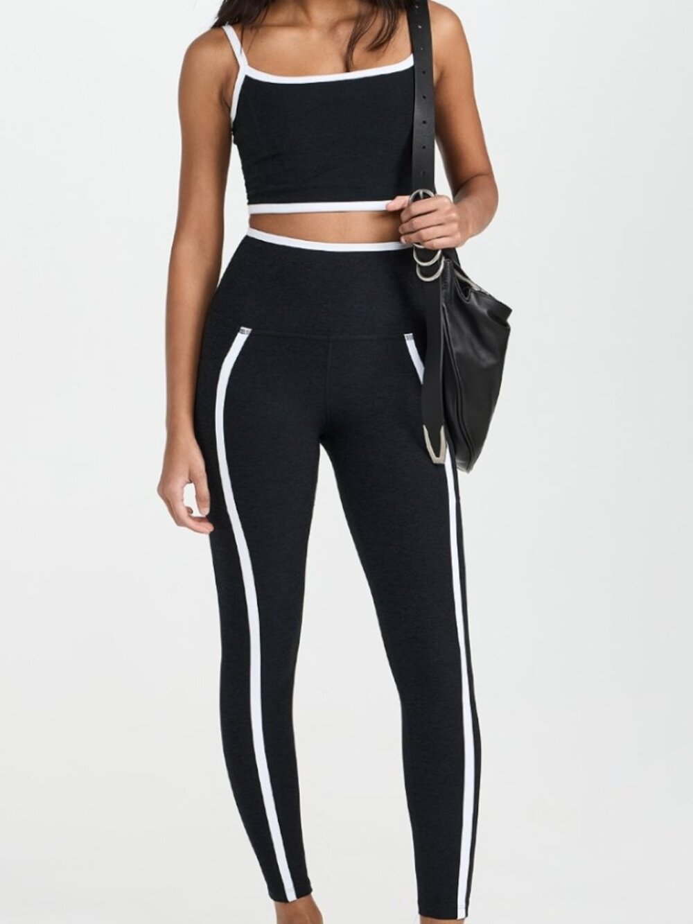 Beyond Yoga New Moves High Cropped Tank/High Waisted Midi Ankle Leggings